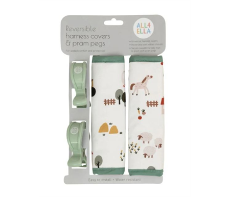 All4Ella Harness Covers & Pram Pegs - Country Farm