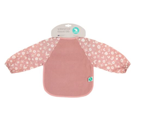 All4Ella Long Sleeve Bib - Dusty Pink