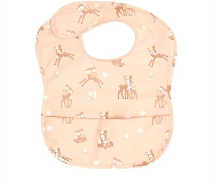 All4Ella Recycled Pouch Bib - Fawn