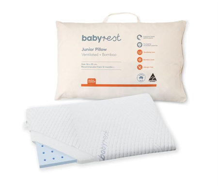 Anstel Babyrest Deluxe Cot Pillow Ventilated + Bamboo