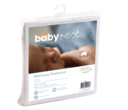 Anstel Babyrest Waterproof Large Cot Mattress Protector