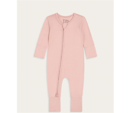 BOODY - Baby Long Sleeve Romper - Dusty Pink/NB