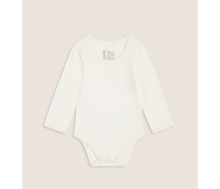 BOODY- Baby Long sleeve Bodysuit - Natural White - 0-3