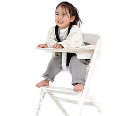 Baby Studio Harry Adjustable 3 in 1 Highchair - White