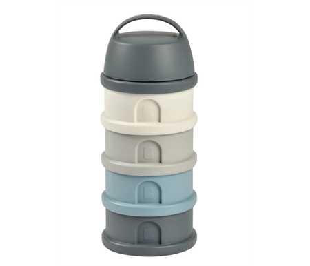 Beaba Formula & Snacks Container - Mineral Grey/Blue