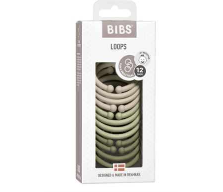 Bibs Loops, Vanilla/Sage/Olive