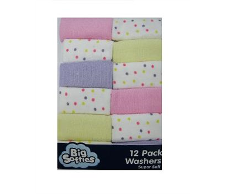 Big Softies Cotton Poly Terry Washers Girl