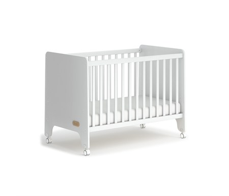 Boori Natty Compact Cot - Barley White