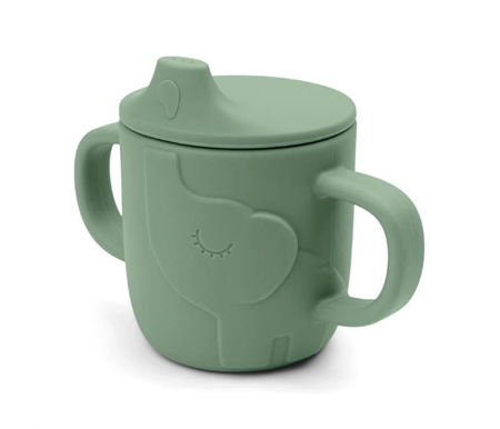 Done By Deer Peekaboo Spout Cup - Elphee Green