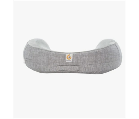 ERGObaby Natural Curve Nursing Pillow -  Heathered Grey