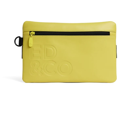 Edwards and Co Classy Clutch - Citron Leather