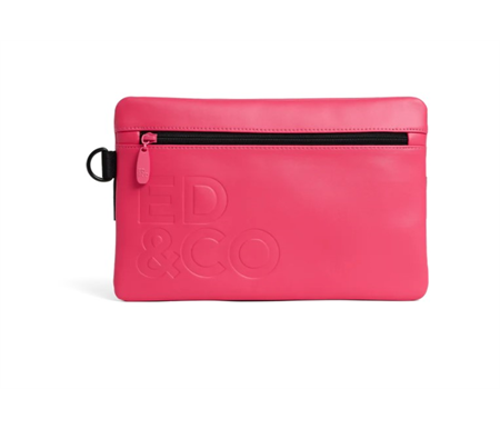 Edwards and Co Classy Clutch - Pink Leather