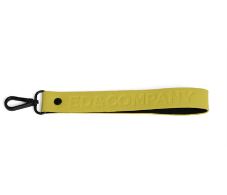 Edwards and Co Key Tag - Citron Leather