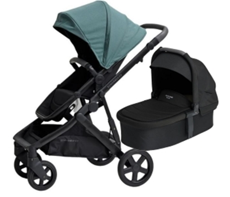 Edwards and Co Olive, Carry Cot 2 & Second Seat Sage Green