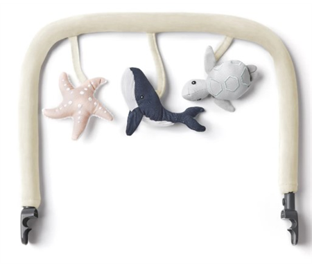 Ergobaby Evolve 3 in1 Bouncer Toy Bar - Ocean Wonders Cream