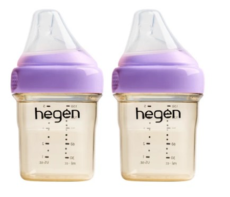 Hegen PCTO 150ml/5oz Fedding Bottle PPSU (2 Pack) Purple