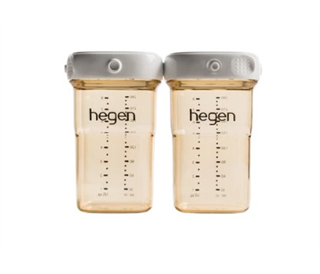 Hegen PCTO 240ml/8oz Breast Milk Storage PPSU (2 Pack) White