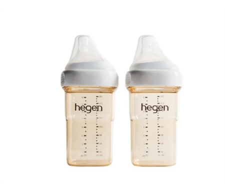 Hegen PCTO 240ml/8oz Feeding Bottle PPSU (2 Pack) White