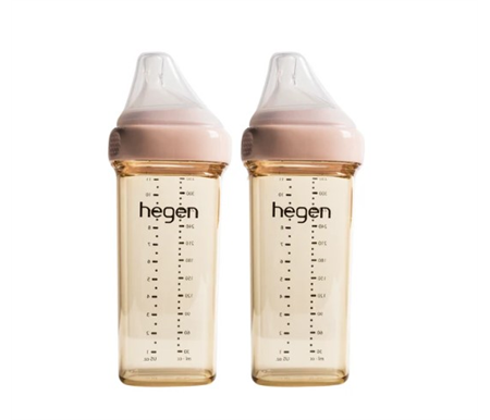 Hegen PCTO 330ml/11oz Feeding Bottle PPSU (2 Pack) Pink