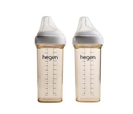 Hegen PCTO 330ml/11oz Feeding Bottle PPSU (2 Pack) White