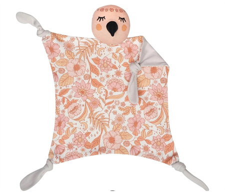 KIPPINS Coco Kippin Organic Cotton baby Comforter - Coco The Flamingo