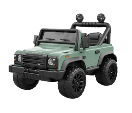 Landrover Defender 12V Green Electric Ride - On