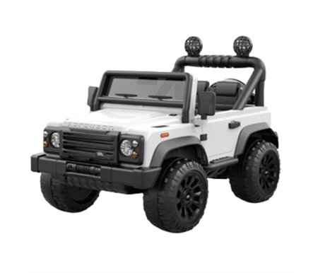 Landrover Defender 12V White Electric Ride - On