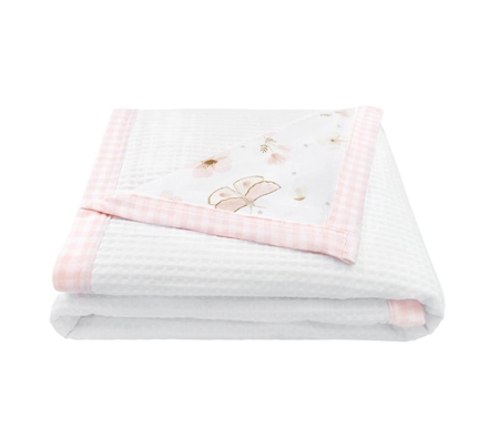 Living Textiles Cot Waffle Blanket - Butterfly