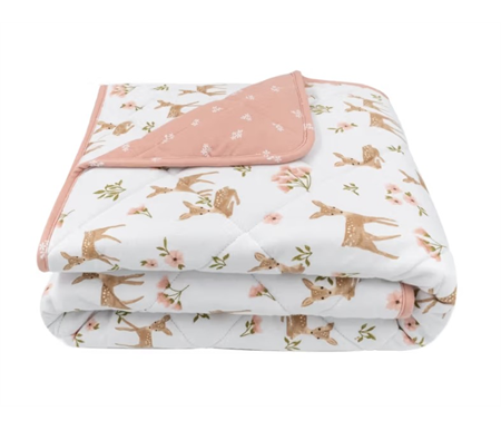 Living Textiles Jersey Cot Comforter - Sophia Garden