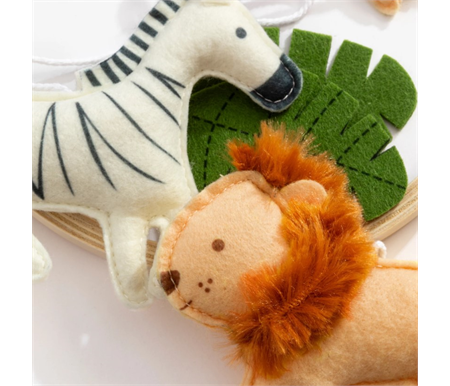 Living Textiles Musical Mobile Set - Wild Safari