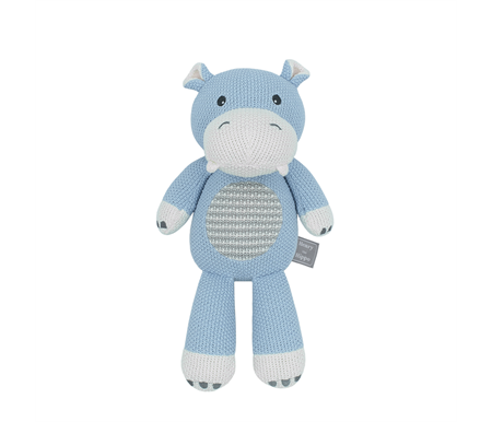 Living Textiles Whimsical Softie Toy - Henry the Hippo