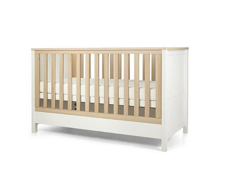 Mamas & Papas Harwell Cot Bed - White/Natural PRE ORDER FOR OCTOBER 