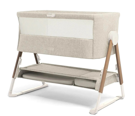 Mamas & Papas Lua Bedside Crib - Beige 