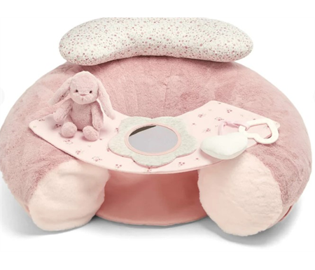 Mamas & Papas Sit & Play Baby Floor Seat - Welcome to the World Pink