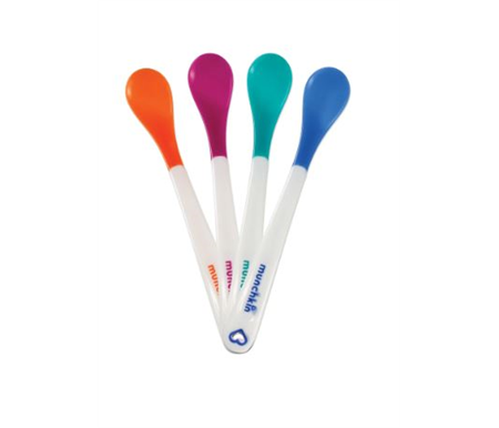 Munchkin White Hot Infant Safety Spoons - 4pk