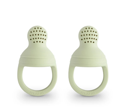 Mushie - Fresh food Feeder - Sage 2PK