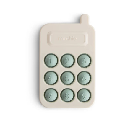 Mushie - Phone Press Toy - Cambridge Blue