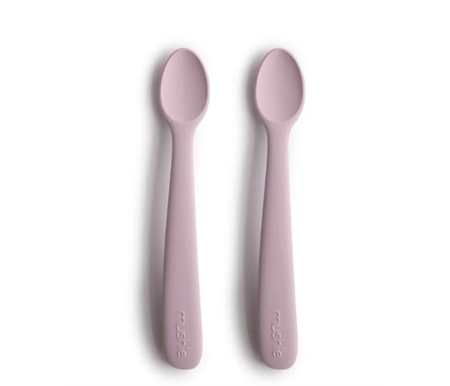 Mushie - Spoons 2PC  - Soft Lilac