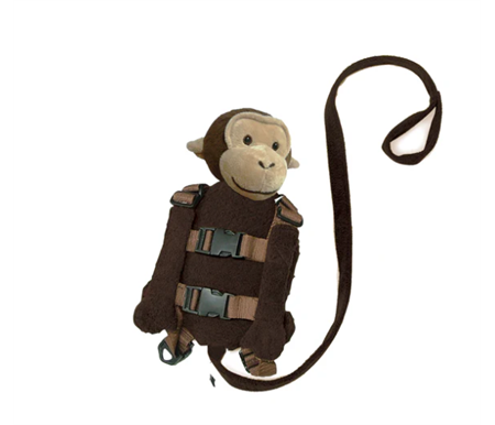 Playette 2 in 1 Harness Buddy Monkey