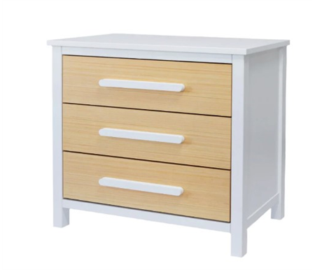 Sweet Pea Ella 3 Drawer Chest White/Natural 