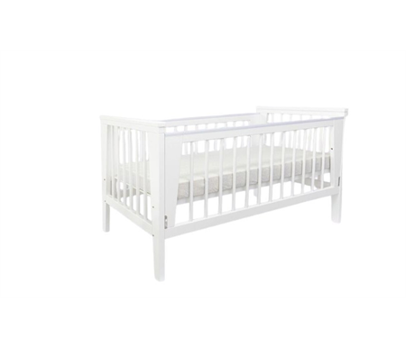 Sweet Pea Emma Cot White Inc Pocket Spring Mattress Value $129.99