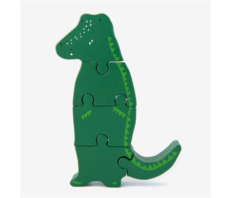 Trixie Wooden Body Puzzle - Mr Crocodile