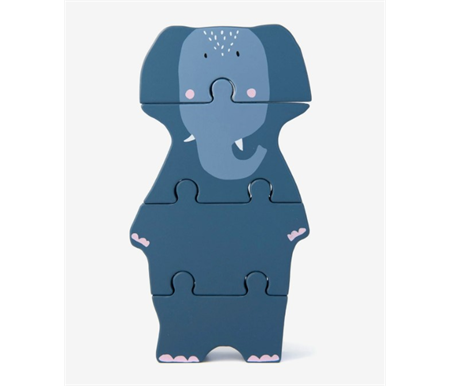 Trixie Wooden Body Puzzle - Mrs Elephant