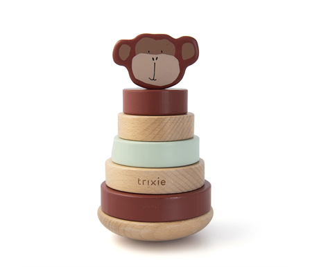 Trixie Wooden Stacking Toy - Mr Monkey