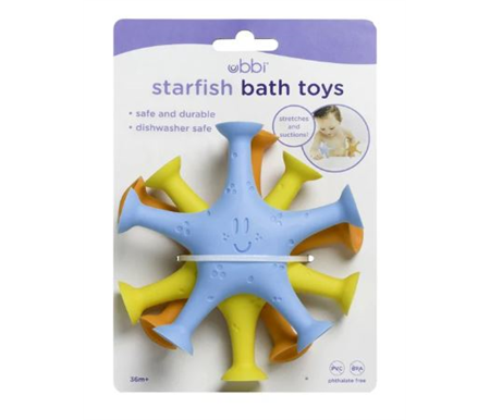 Ubbi Starfish Suction Bath Toy
