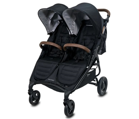 Valco Baby Trend Duo - Ash Black + Free Universal Cup Holder Value $19.95